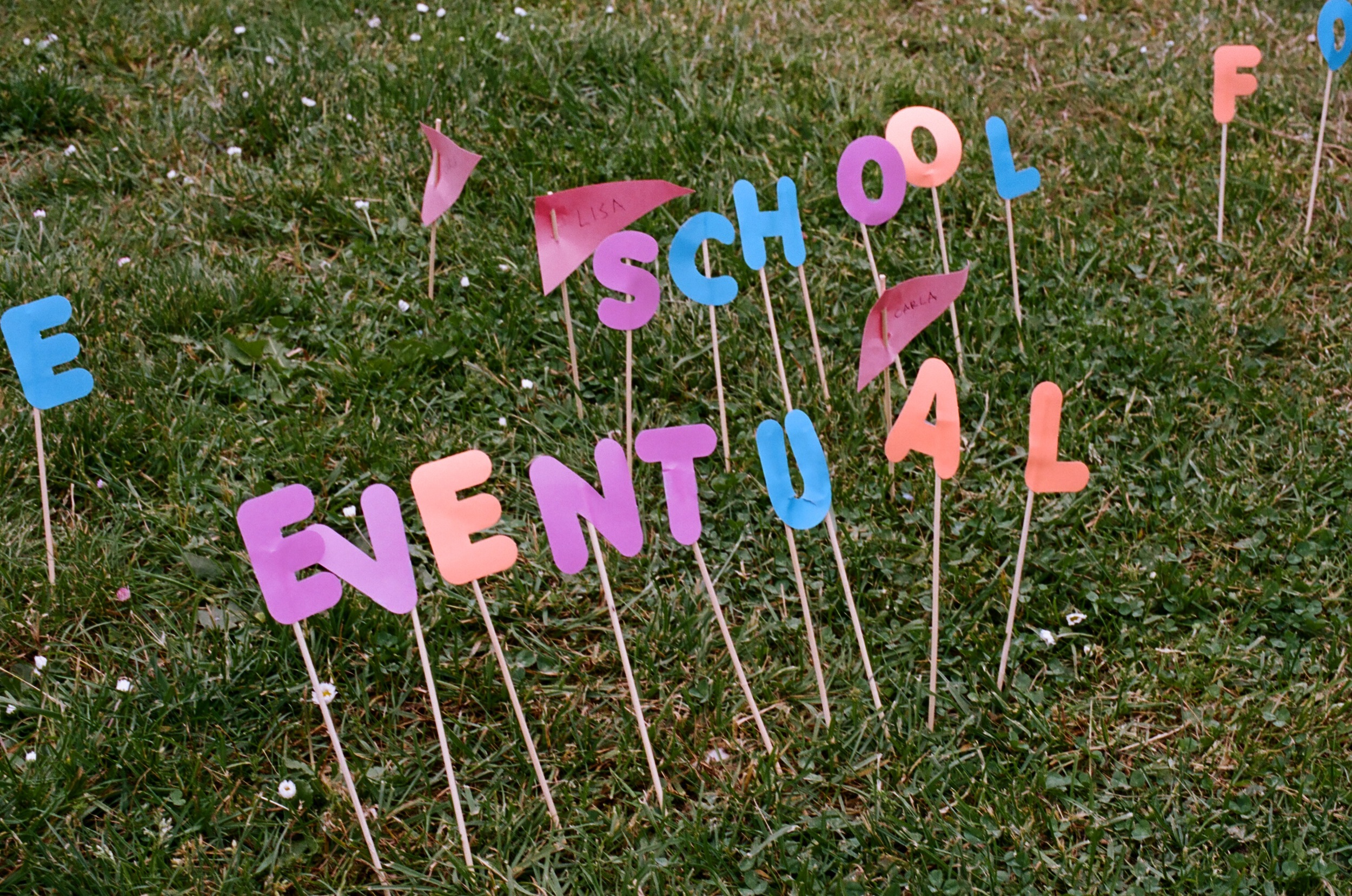 Intramural , 2015, spitball targets and marking flags. 