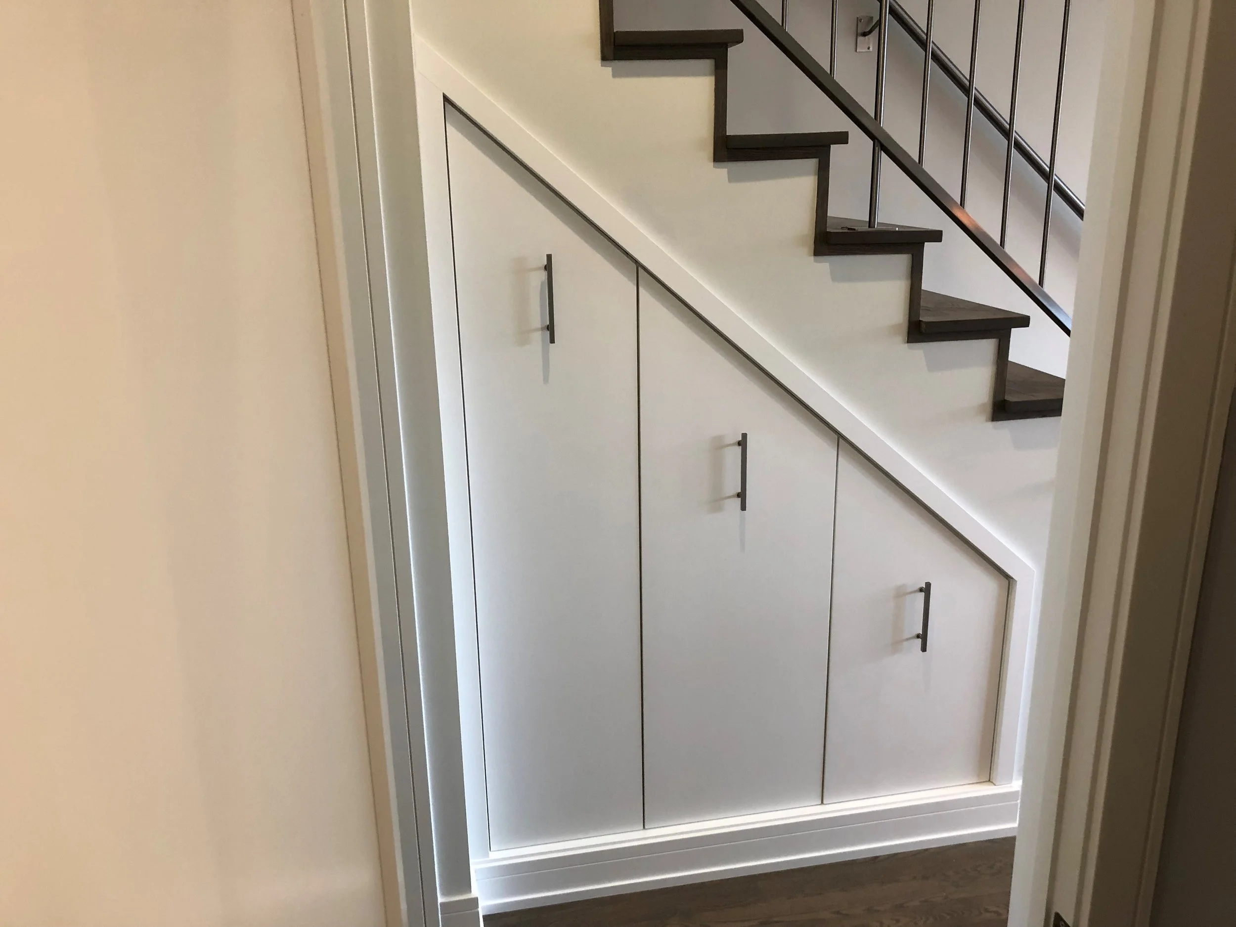 AFTER- All lacquer painted on exterior to match trim
