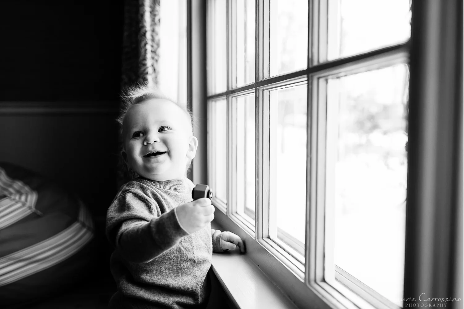 Henry is One! A snowy, one year old session | Radnor, PA Family Photographer