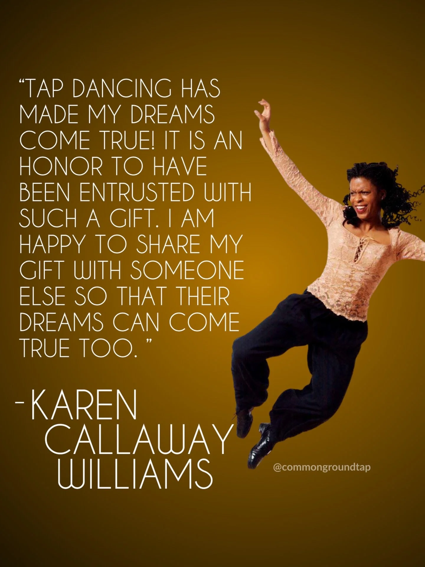 Wishing our friend and tap legend Karen Callaway Williams a Very Happy Birthday🎉
#tapdancer