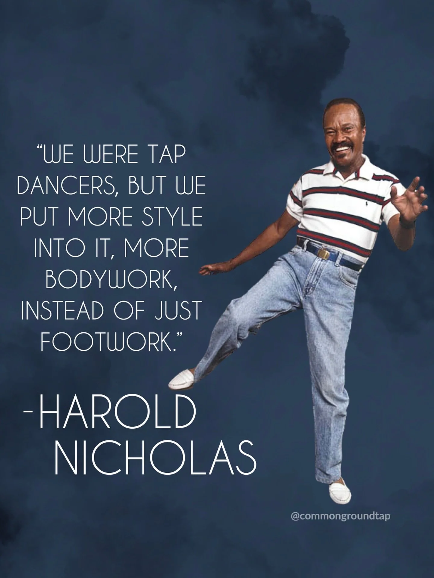 Celebrating Harold on his birthday today🎉
@nicholasbrothers #tapdancer #tap #bday