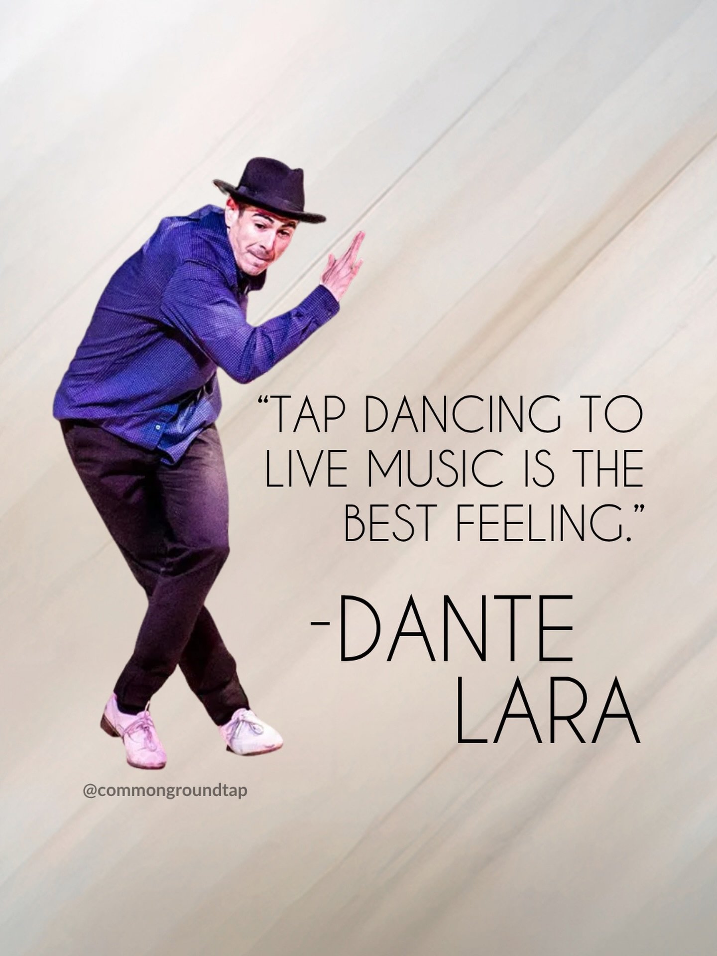 Wishing our friend @dantelara a very happy birthday 🎉 #tapdancer #bday #music