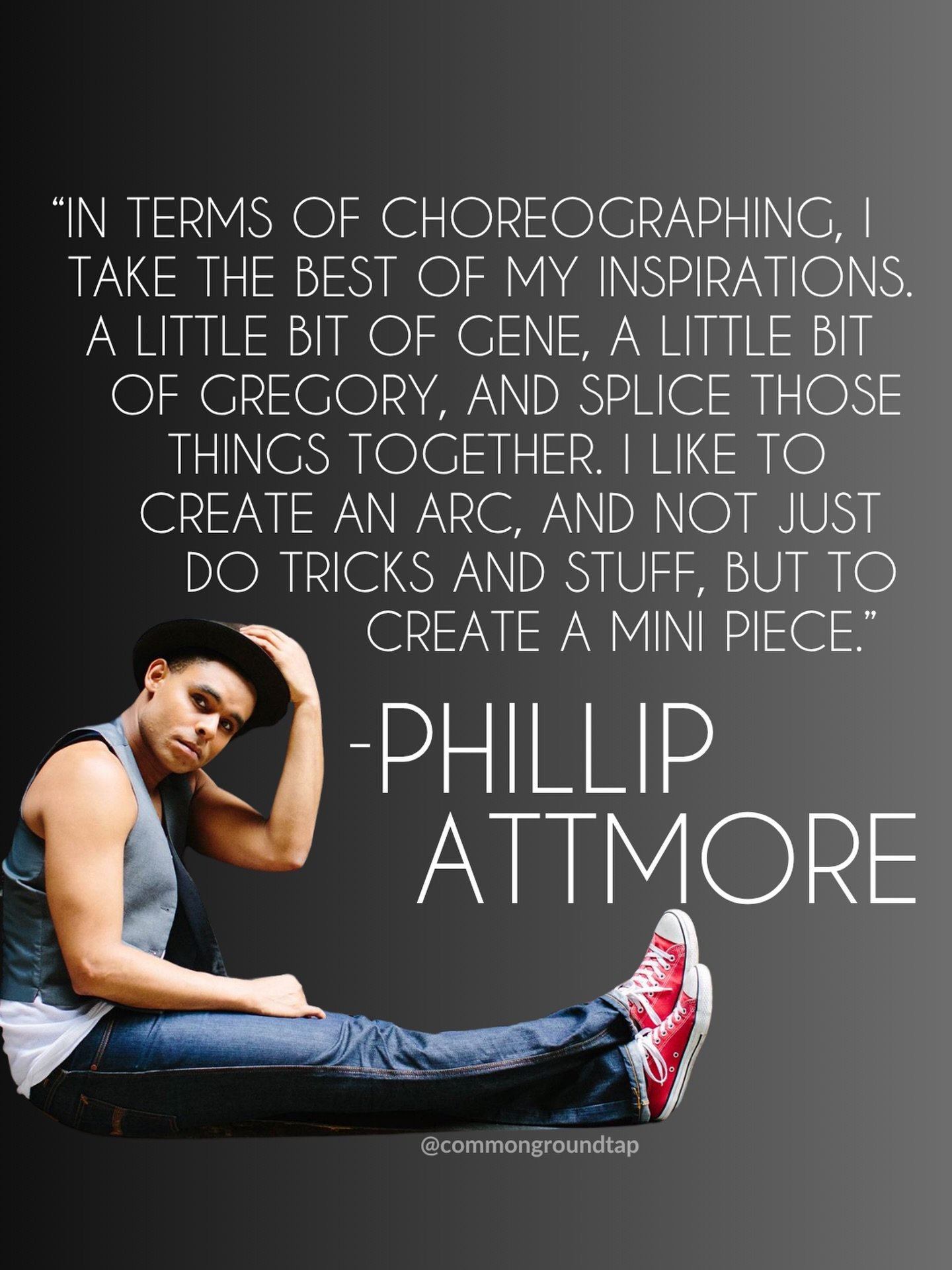 Wishing @phillipattmore a very happy birthday 🎉 #tapdancer #bday #tap
