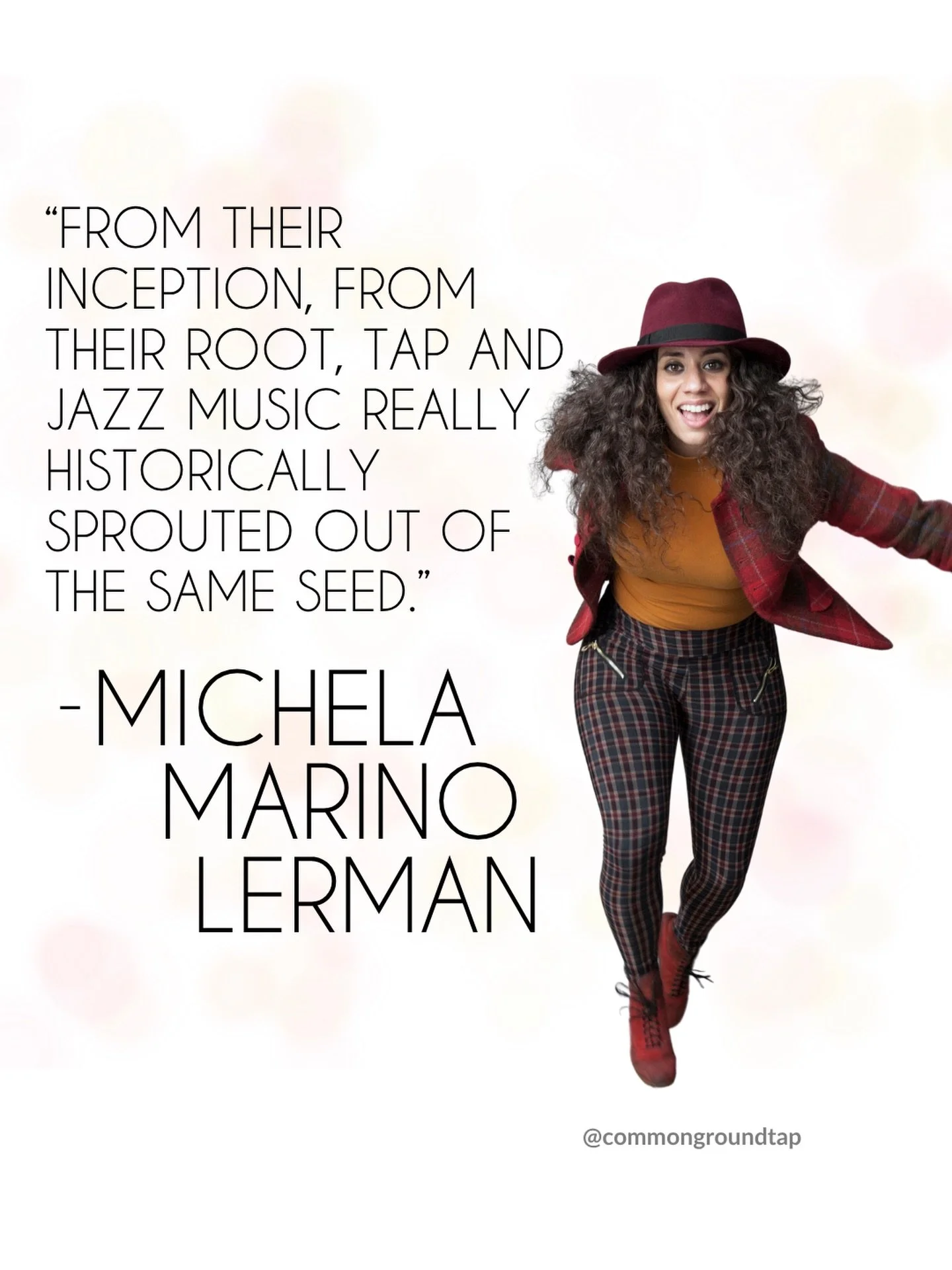 Wishing @michelataps a very happy birthday 🎉 #tapdancer #jazz #bday
