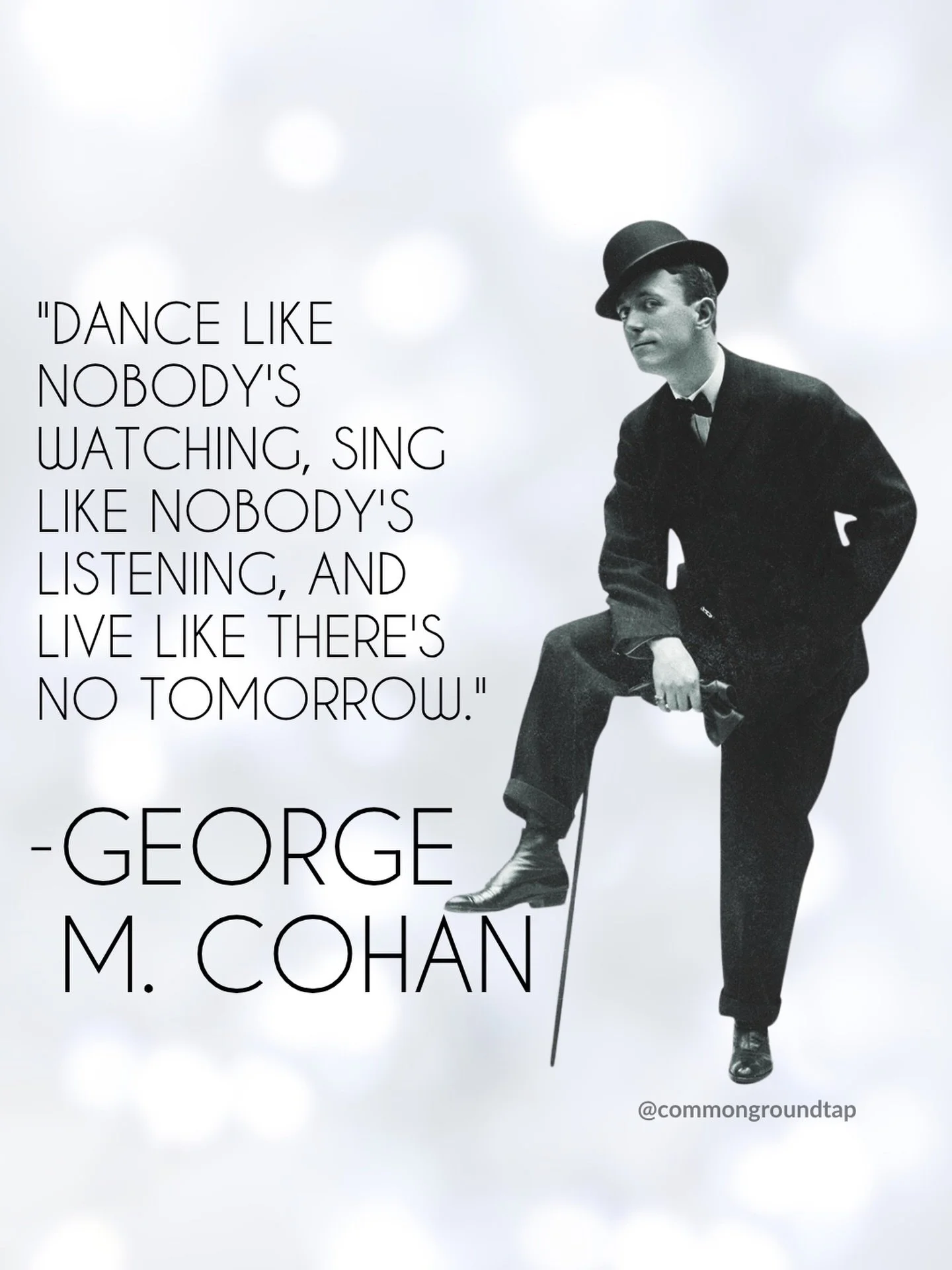 Celebrating George M. Cohan on his birthday today🎉 #tapdance #bday #tapdancer