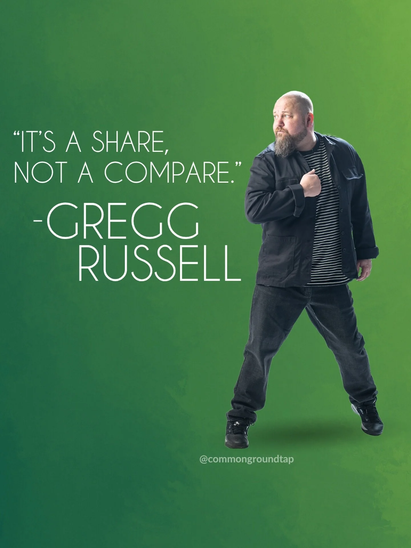 Thinking of Gregg Russell today. This one always hits hard as we lost him far too soon. Happy Birthday Gregg and please keep his memory living on through his philosophy 💚