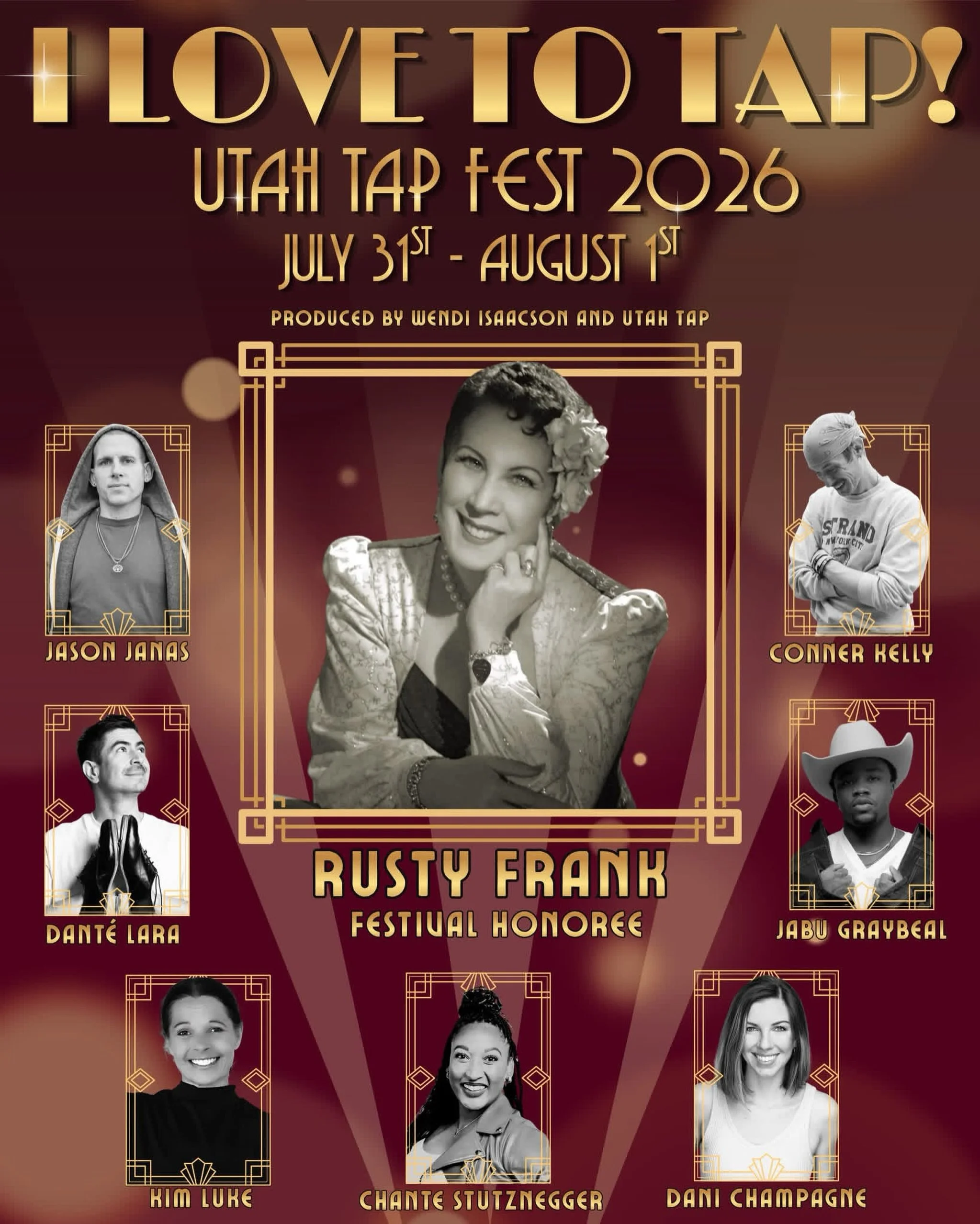 This weekend in Utah!!! Don&rsquo;t miss the @utahtap festival featuring an awesome faculty lineup including Common Ground&rsquo;s @danijchamp #tapdance #tap #utah