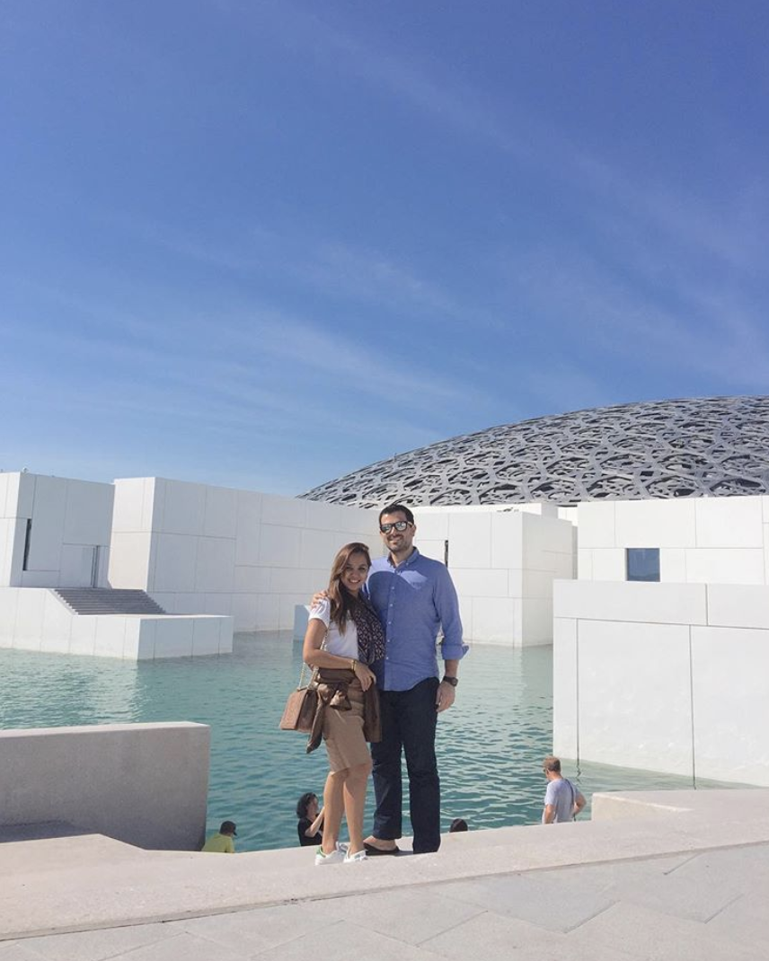 at the Louvre in Abu Dhabi 