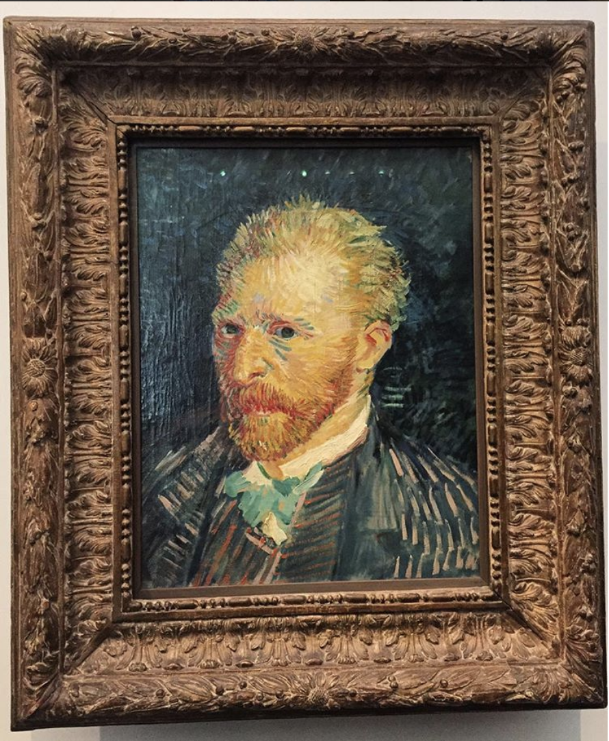 Van Gogh’s #selfie game is strong.