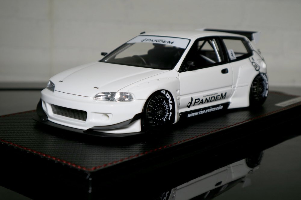 Ignition Model - 1/18 Pandem Civic (EG6) White | Classicsracer