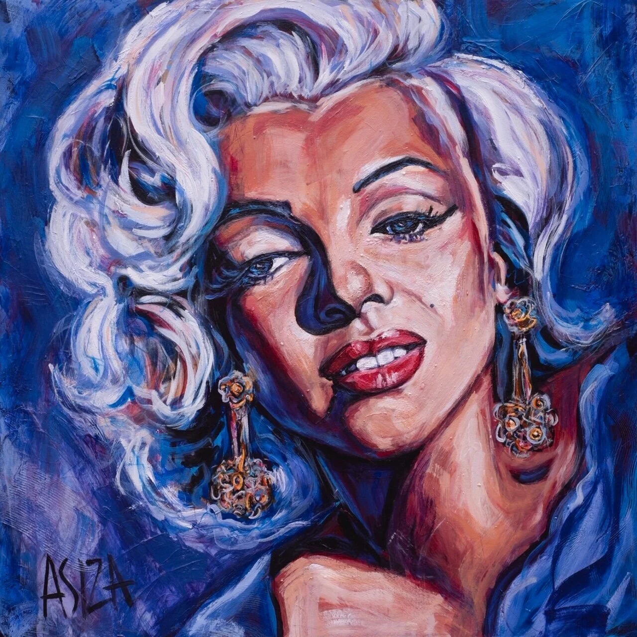 MARILYN MONROE (BLUE)
