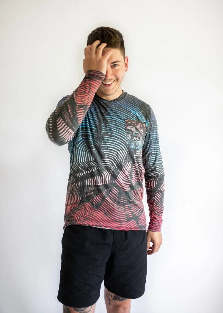 Wool cycling jersey design by Chet Malinow. Biciclista Malinow collaboration.