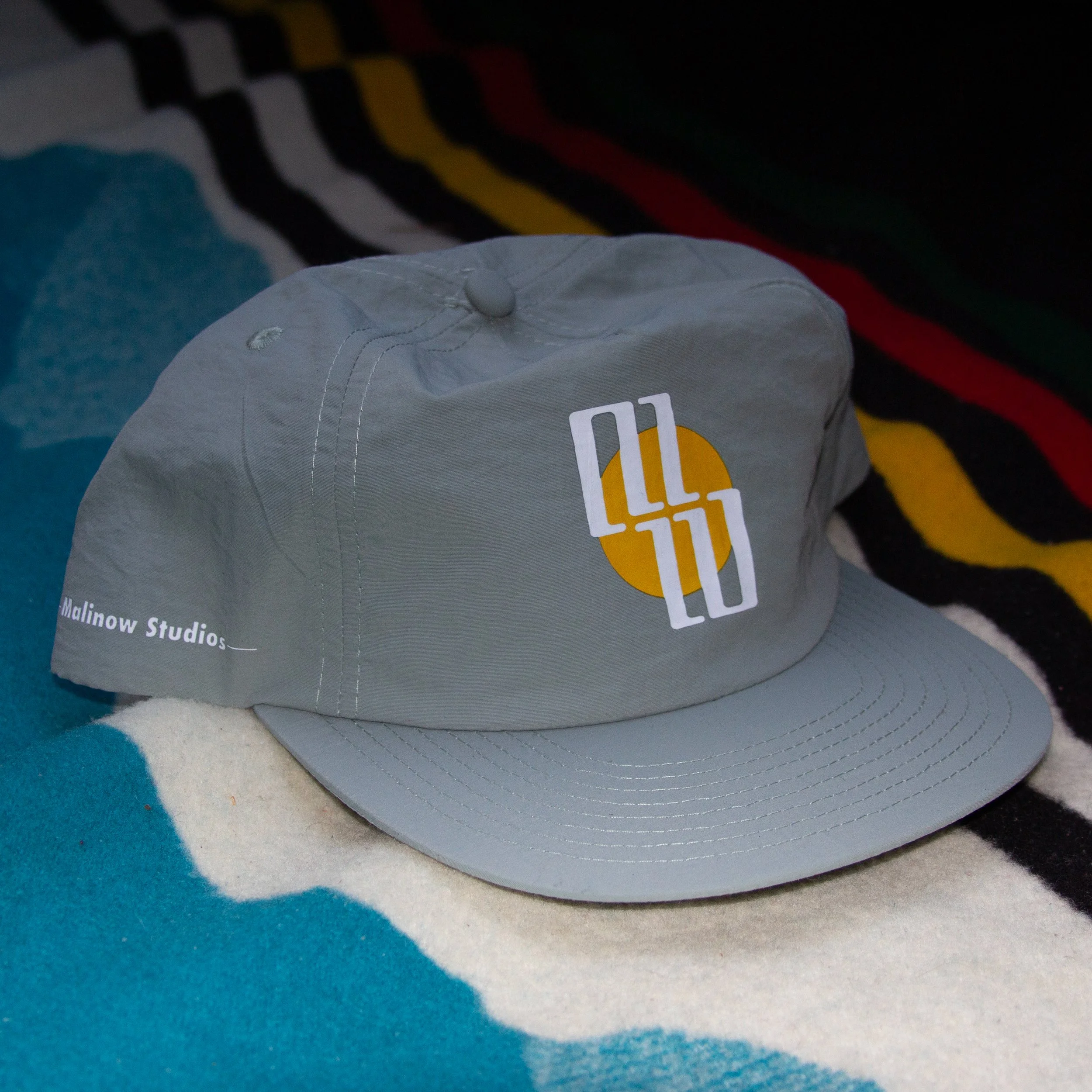 Custom nylon snapback made by Chet Malinow. Outdoors, oregon, skiing, biking, studio. Art. (Copy)