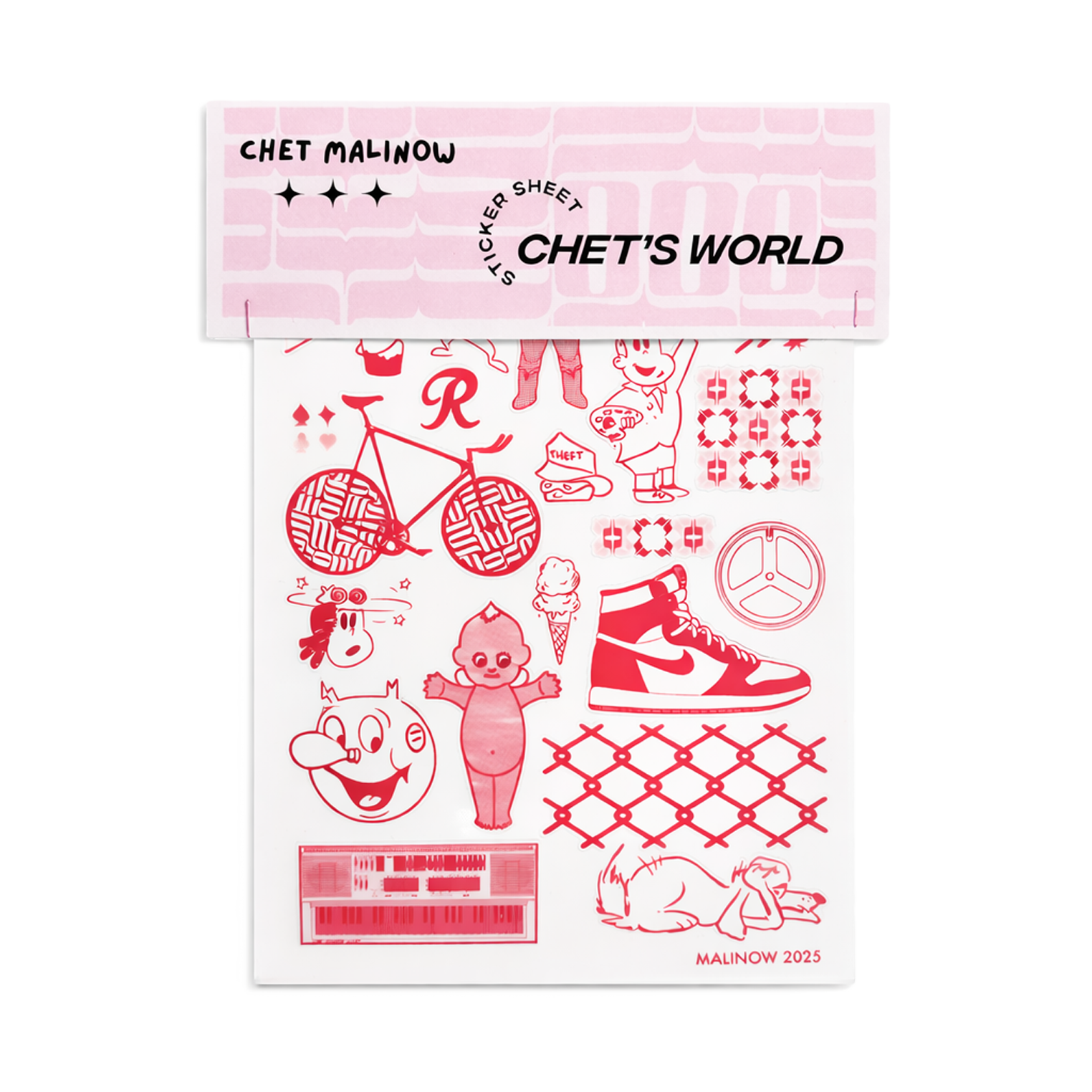 Chet's World Sticker Sheet
