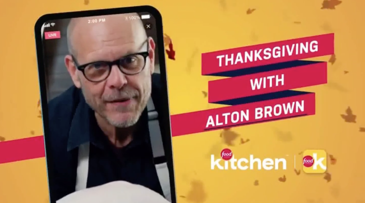Food Network Kitchen Thanksgiving Promo