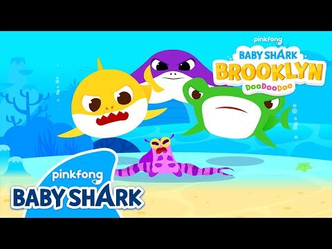 Mimic Octopus in the Baby Shark Brooklyn animated series
