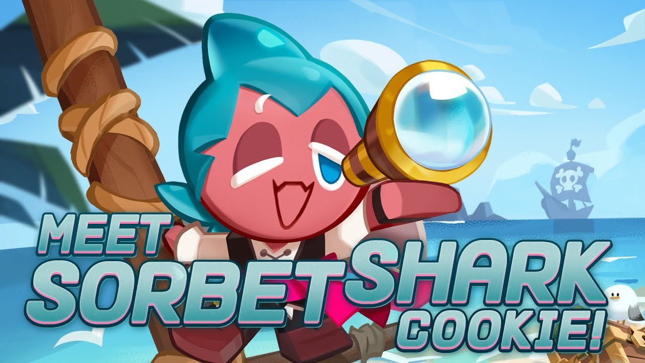 Sorbet Shark Cookie in Cookie run kingdom