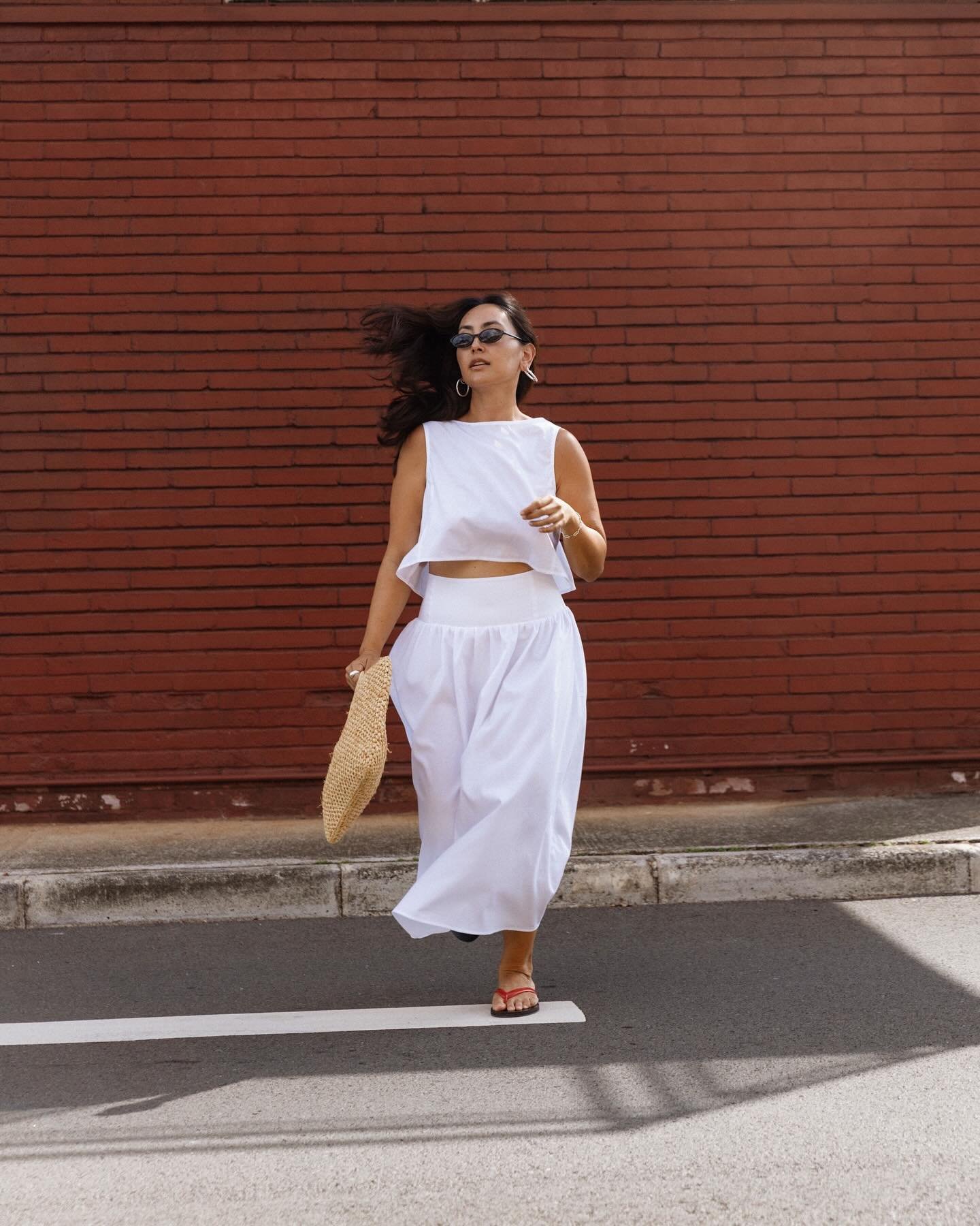 Weekend ready in the Fernanda Skirt 🤍