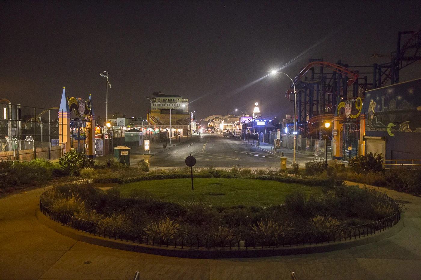 Coney Island, Brooklyn at 5:30 am.