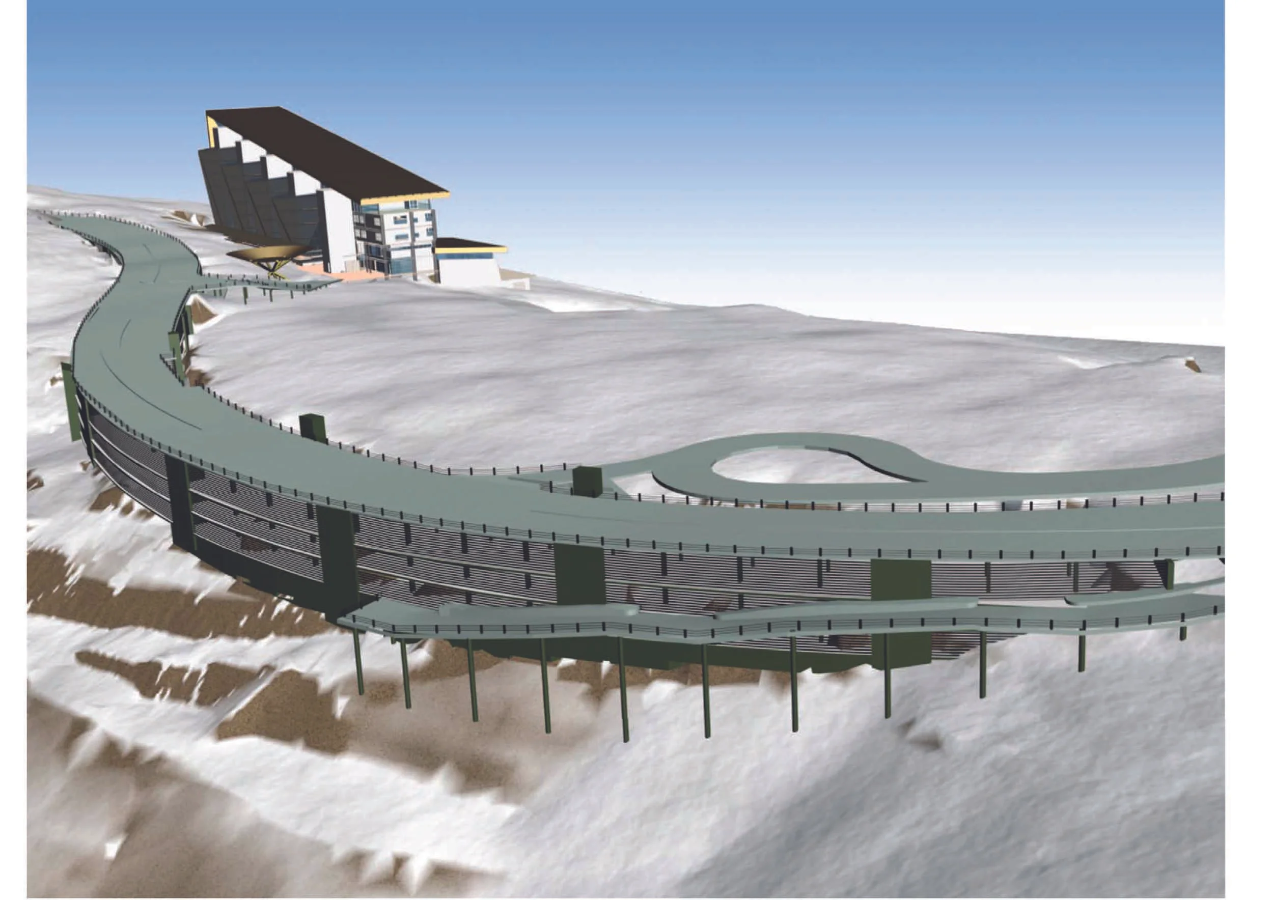Hotham Alpine Village Redevelopment Simulation - Hotham Alpine Resort, Victoria