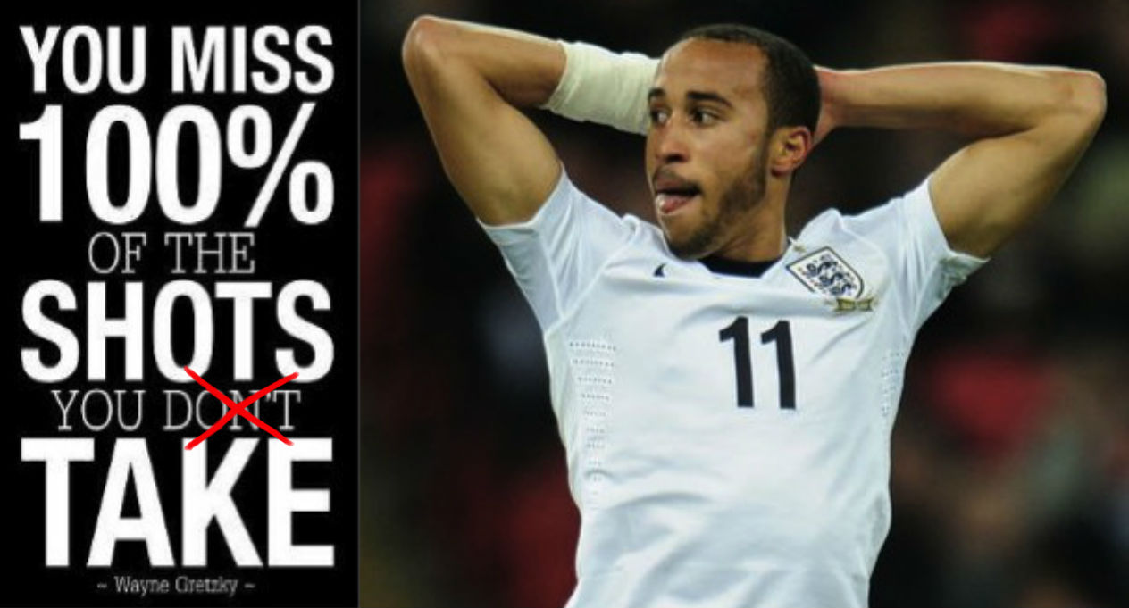 Andros Townsend: Doesn't understand motivational posters