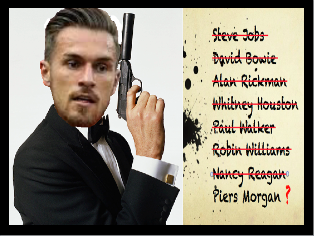 Aaron Ramsey: Literally shoots to kill