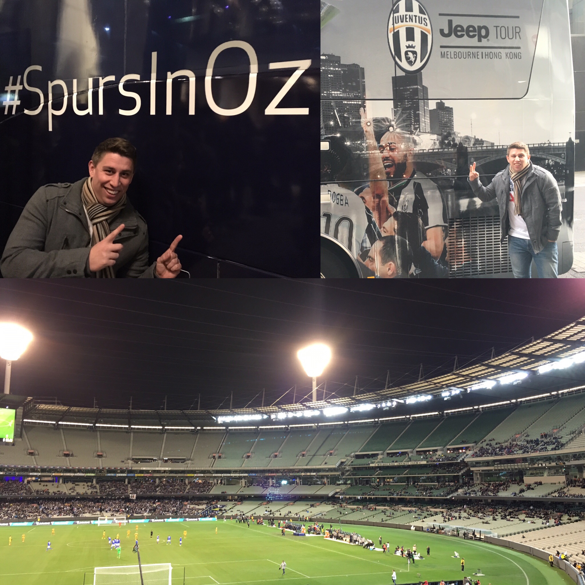 A half empty Melbourne Cricket Ground: Still more atmosphere than the Emirates