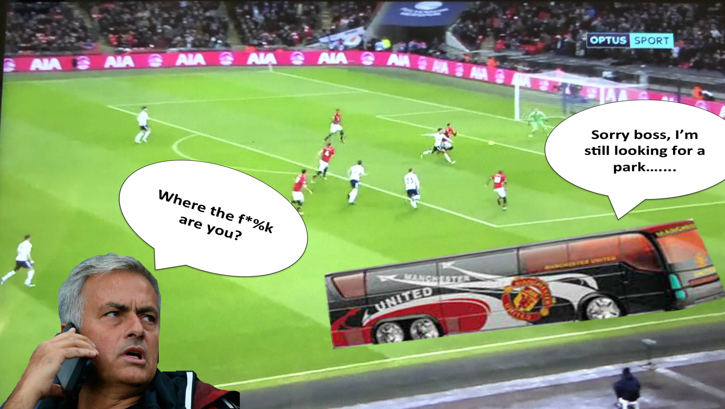 The Jose Mourinho Bus: Still more agile than Phil Jones