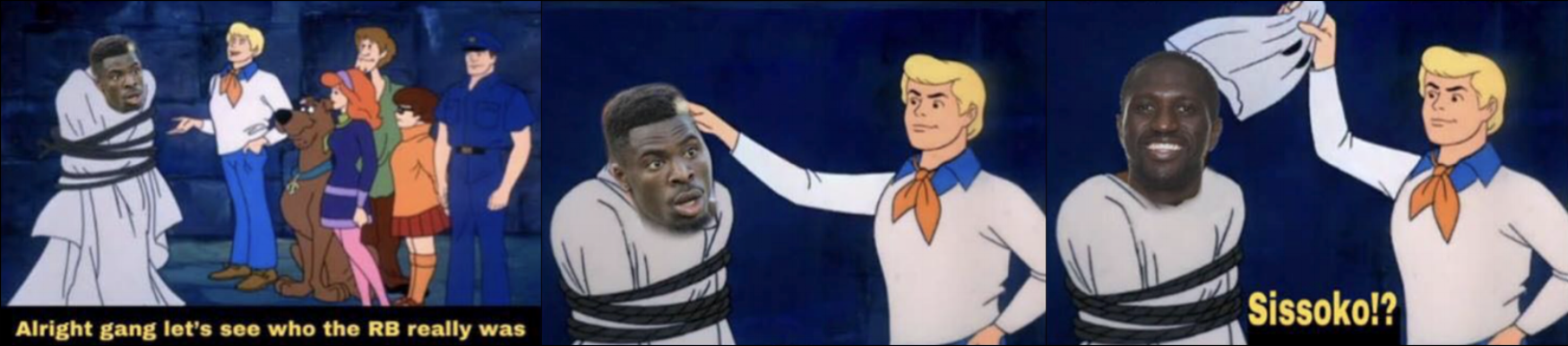 Well, at least that explains the Palace game.....