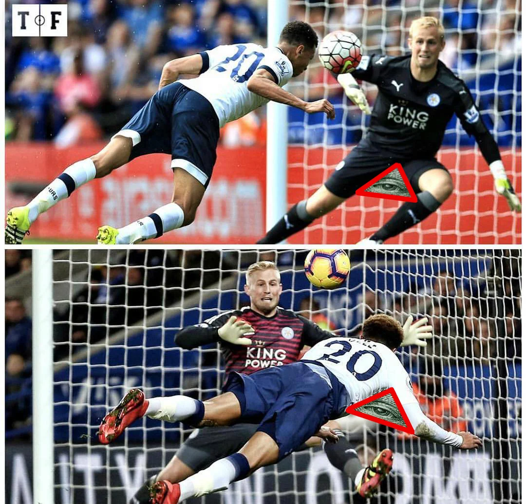 Dele Alli grew up in Milton Keynes. Milton Keynes rhymes with steel beams. There were 5,880 steel beams used in the construction of the Twin Towers, prior to 9/11. 9 + 11 = 20 , which is Dele Alli’s squad number. Dele Alli has played 118 times for Tottenham, scoring 50 times. 118 x 50 = 5,900 - 20 = 5,880. Coincidence? I think not. Dele Alli is Illuminati confirmed.