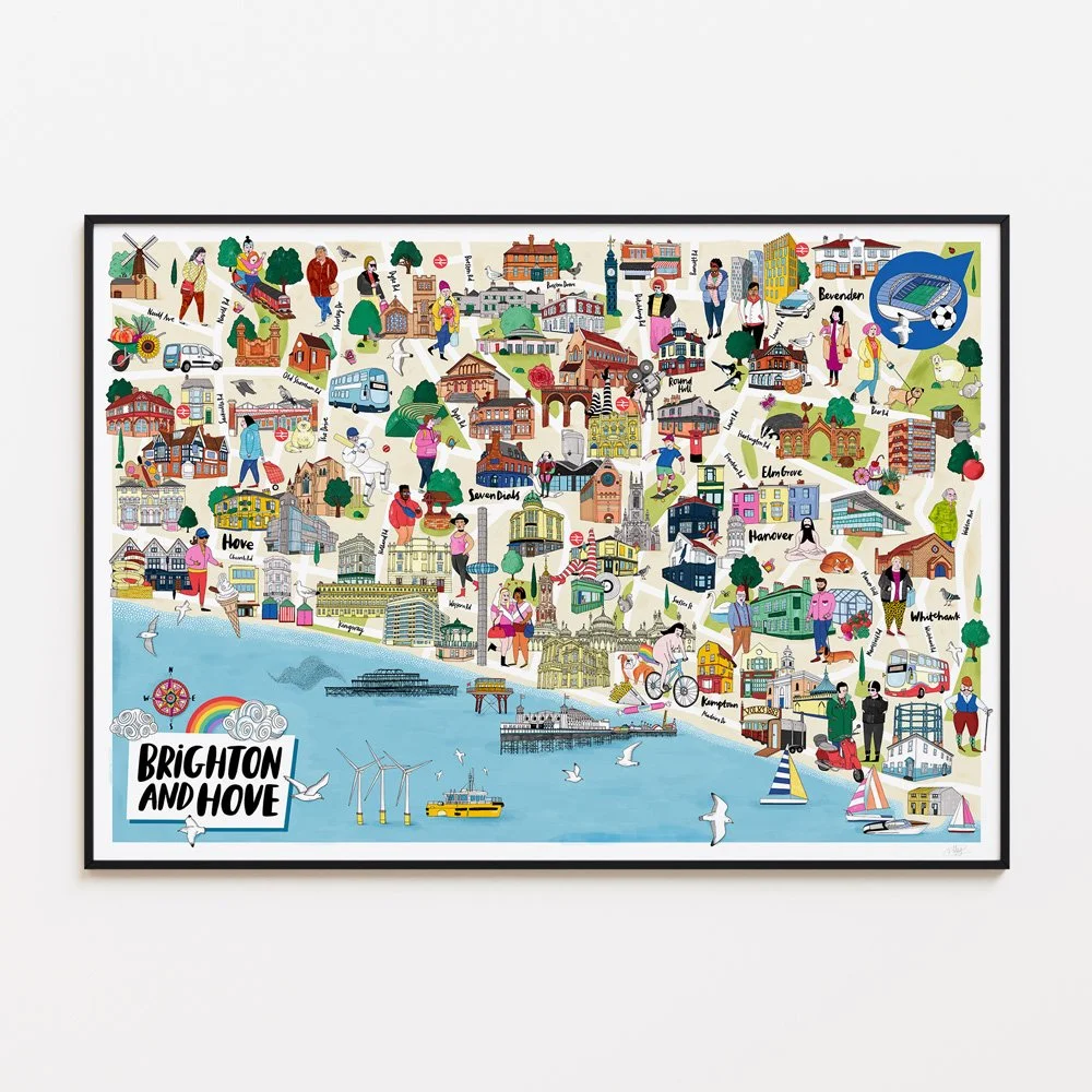 Tilly_illustrated-Brighton-map_framed.jpg