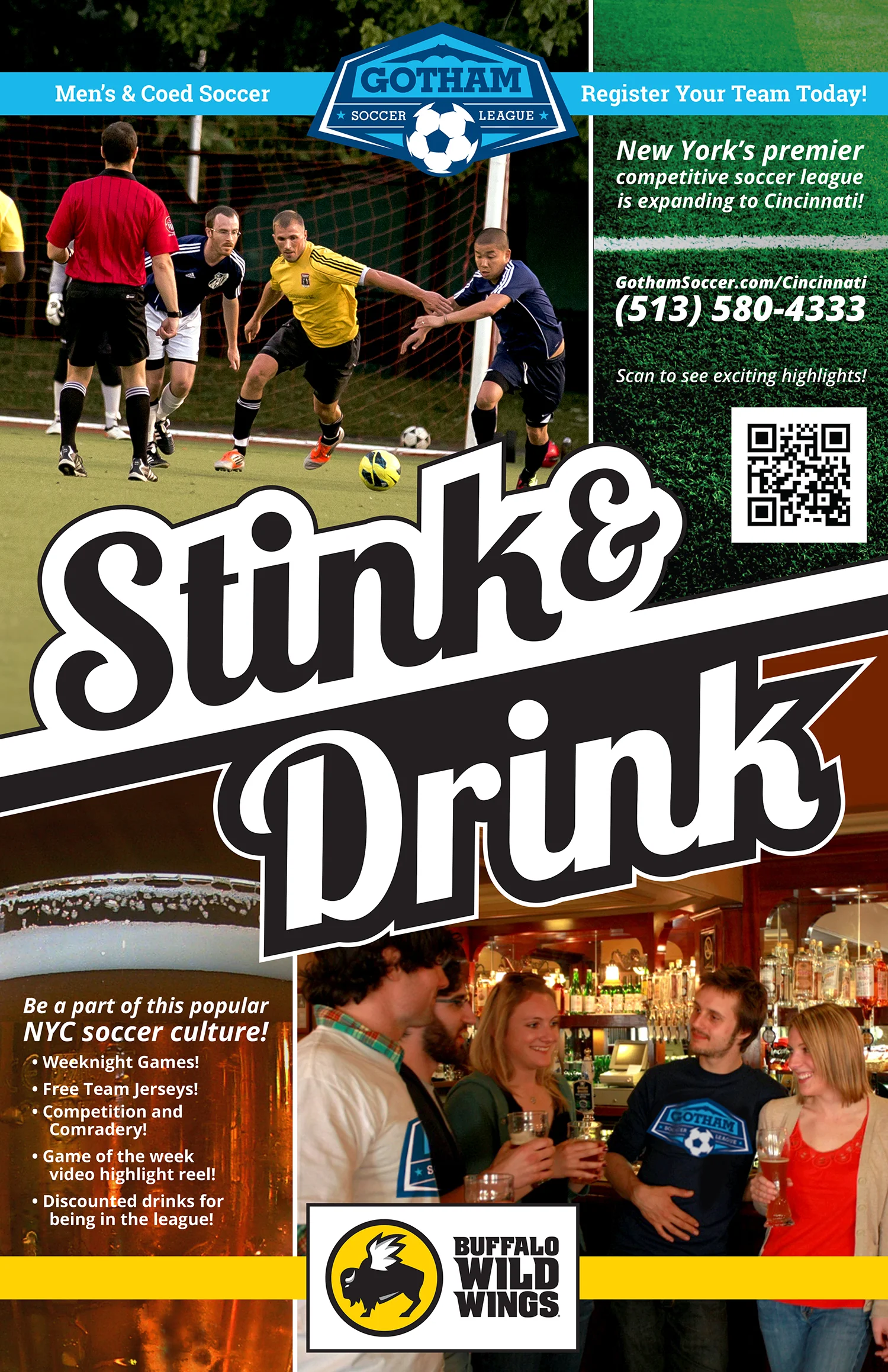 Soccer League Poster