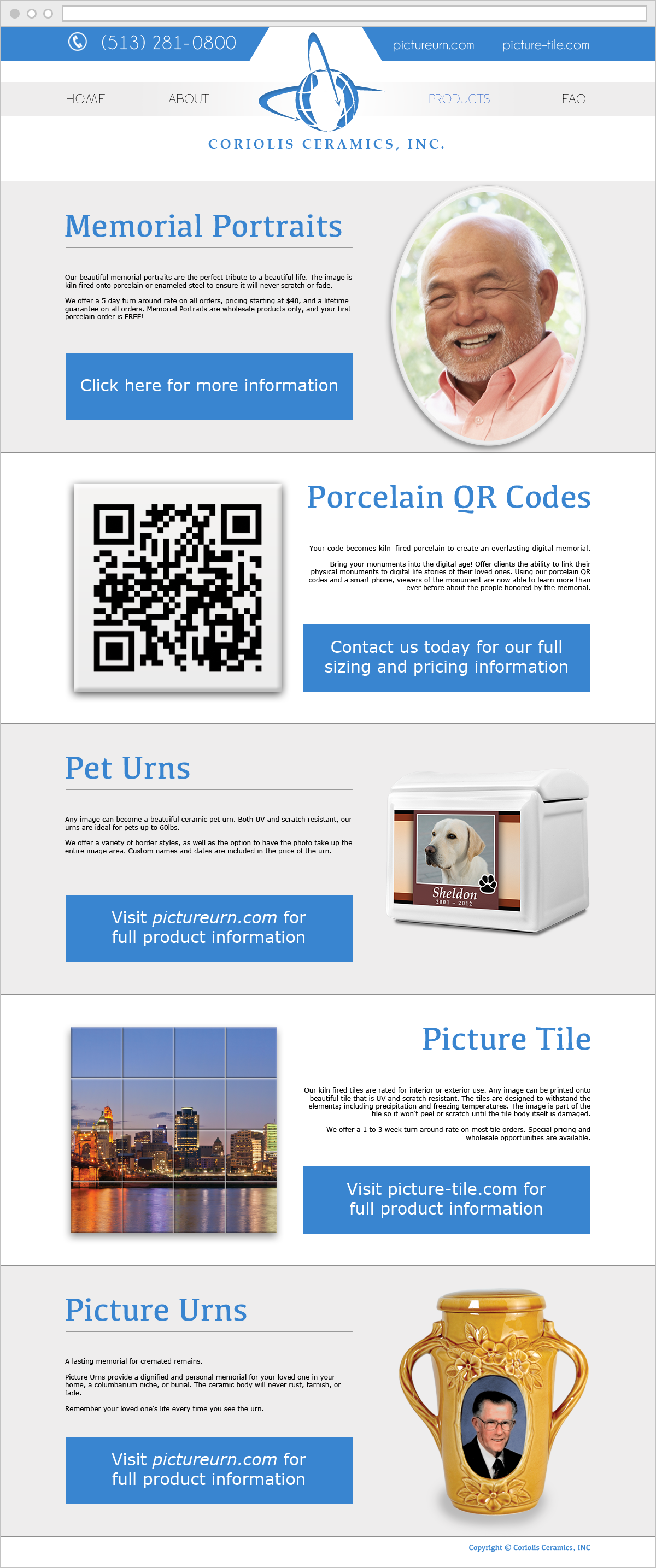 Ceramic Company Webite