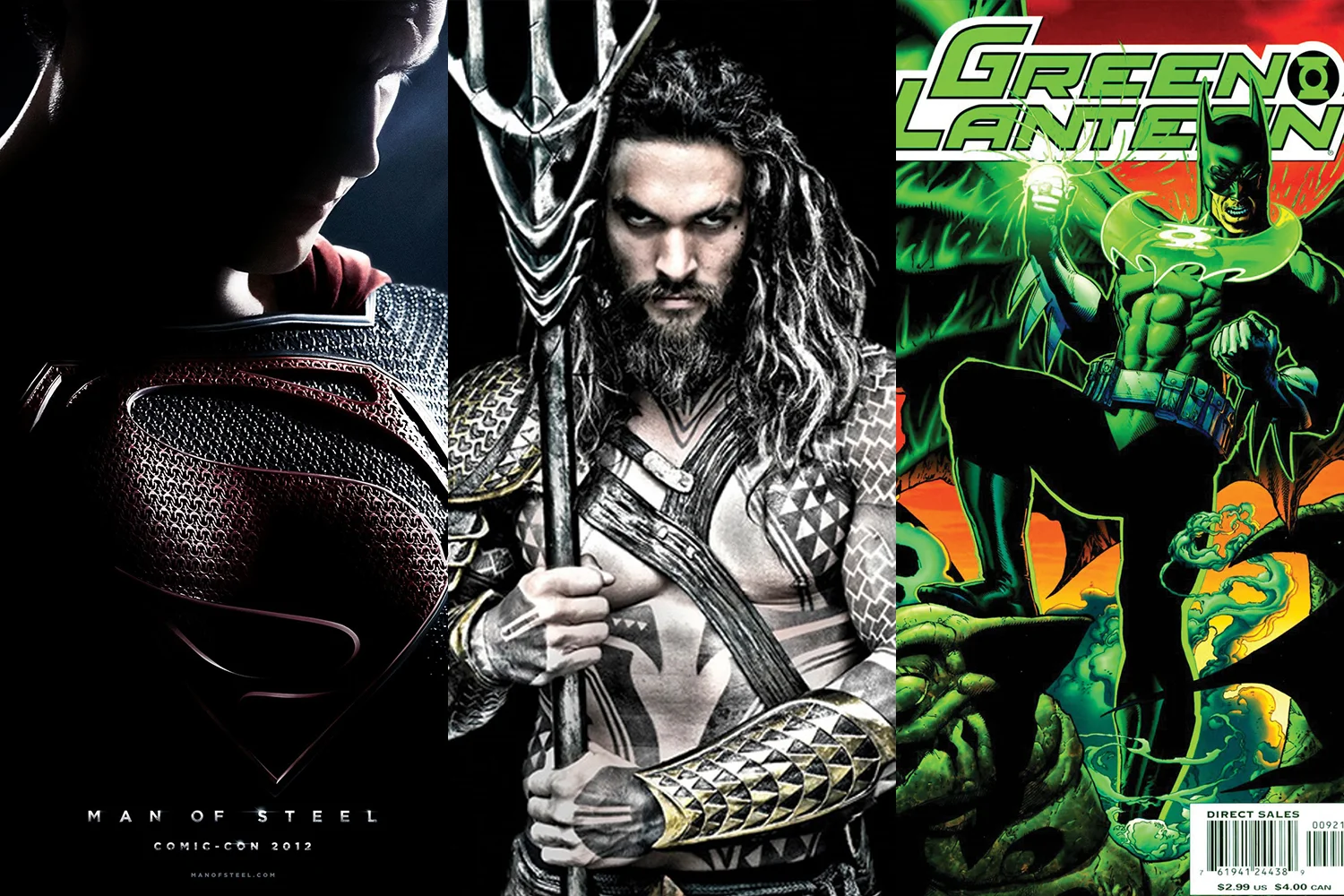 You can see Batman's influence in the current looks for Superman, Aquaman, and Green Lantern. 