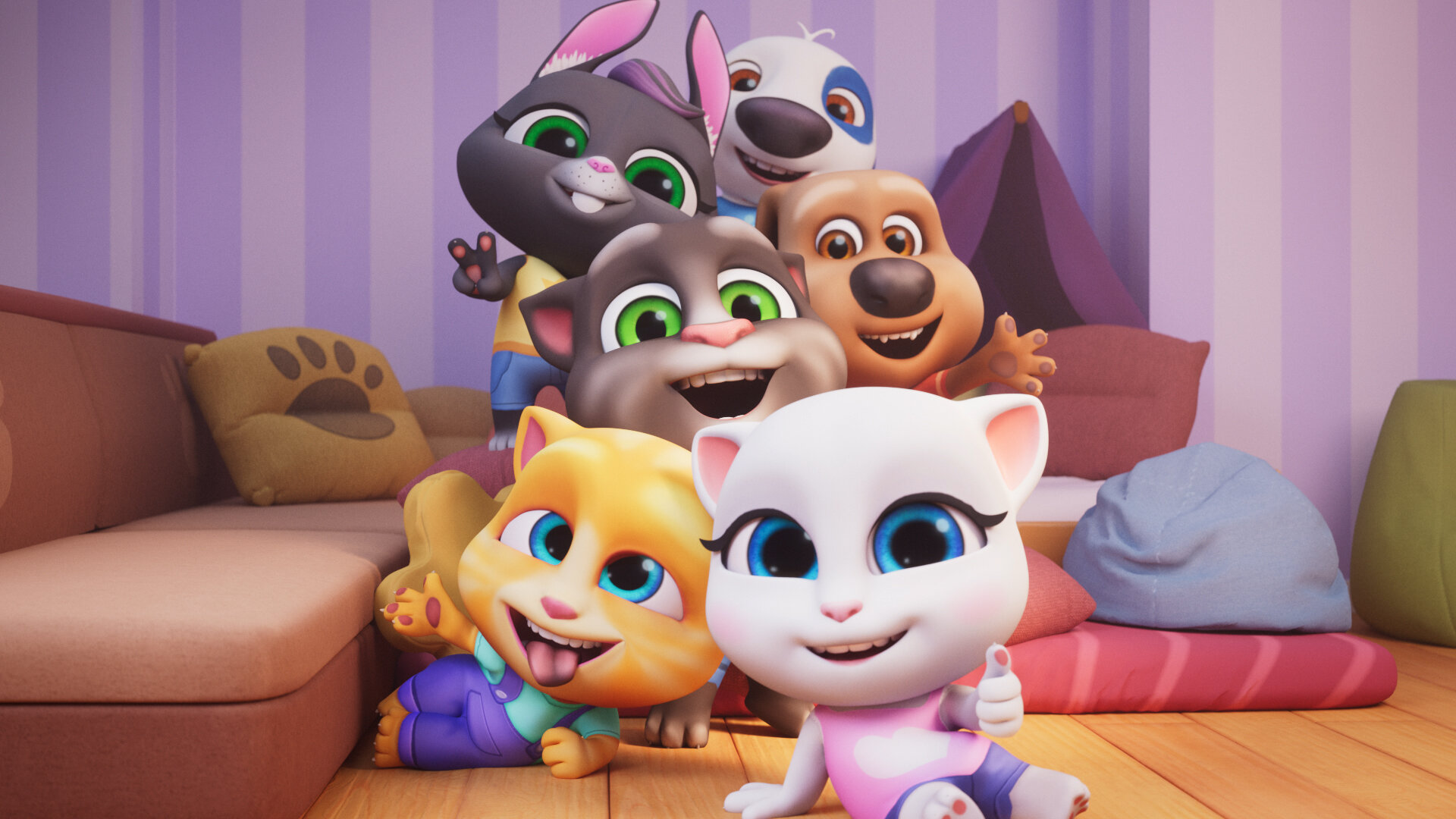 Talking Tom And Friends Wallpapers  Wallpaper Cave