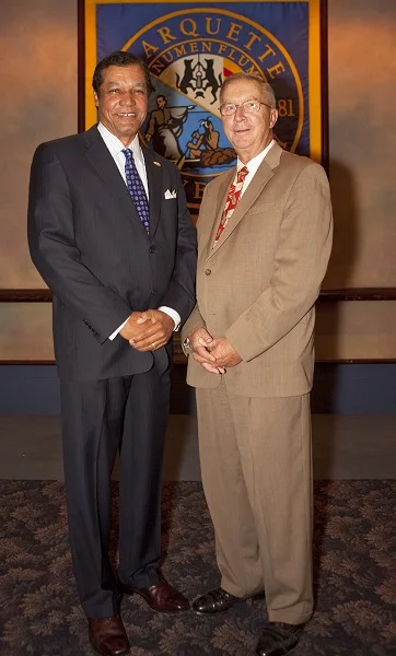 Rhaoul A. Guillaume, Sr., P.E., F.ASCE and OPUS Dean of Engineering, Stanley V. Jaskolski, Ph.D., Marquette University
