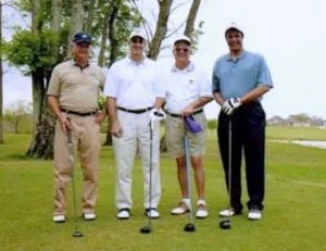 L to R: Bruce Dyson, Sparky Hoffman, Carl Robicheaux, Rhaoul Guillaume, Sr.