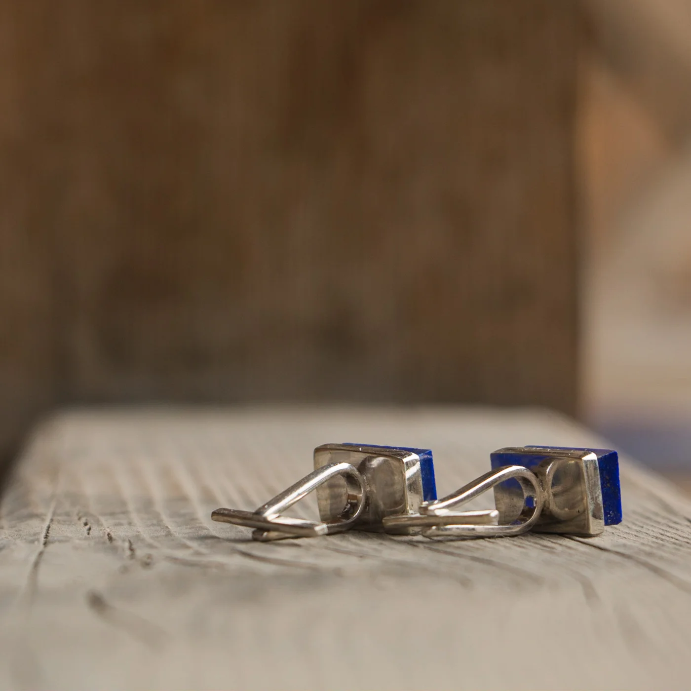 RectangleLapisLazuliEarstuds_ArtisanAndFox_EthicalJewelry_BackView.jpg