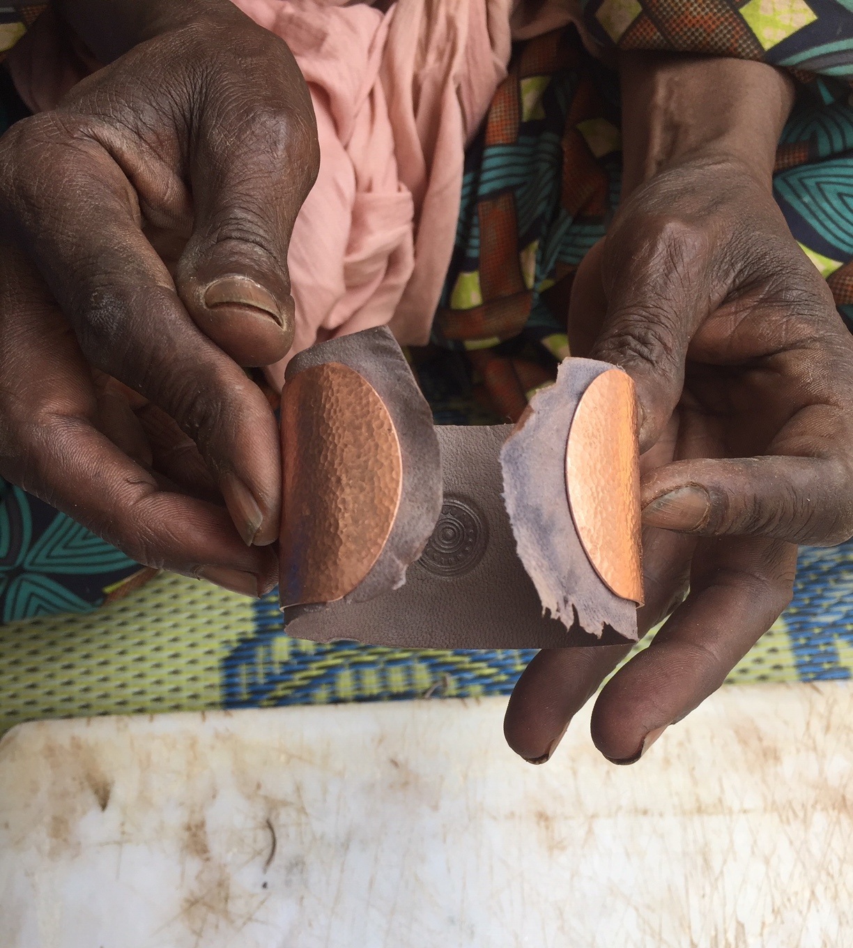 Work in progress -The  MENTAO Copper Cuff .