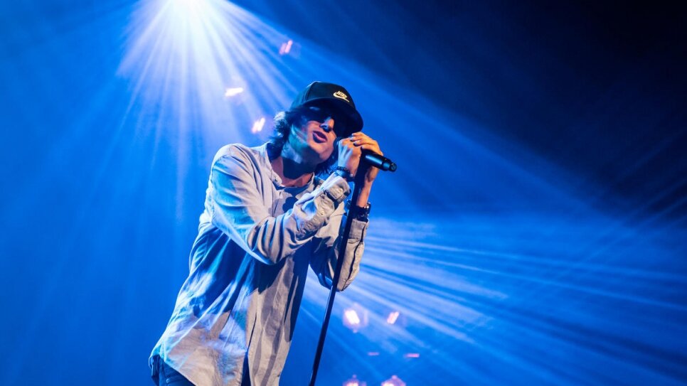 Venezuelan singer Danny Ocean. Photo by UNHCR.