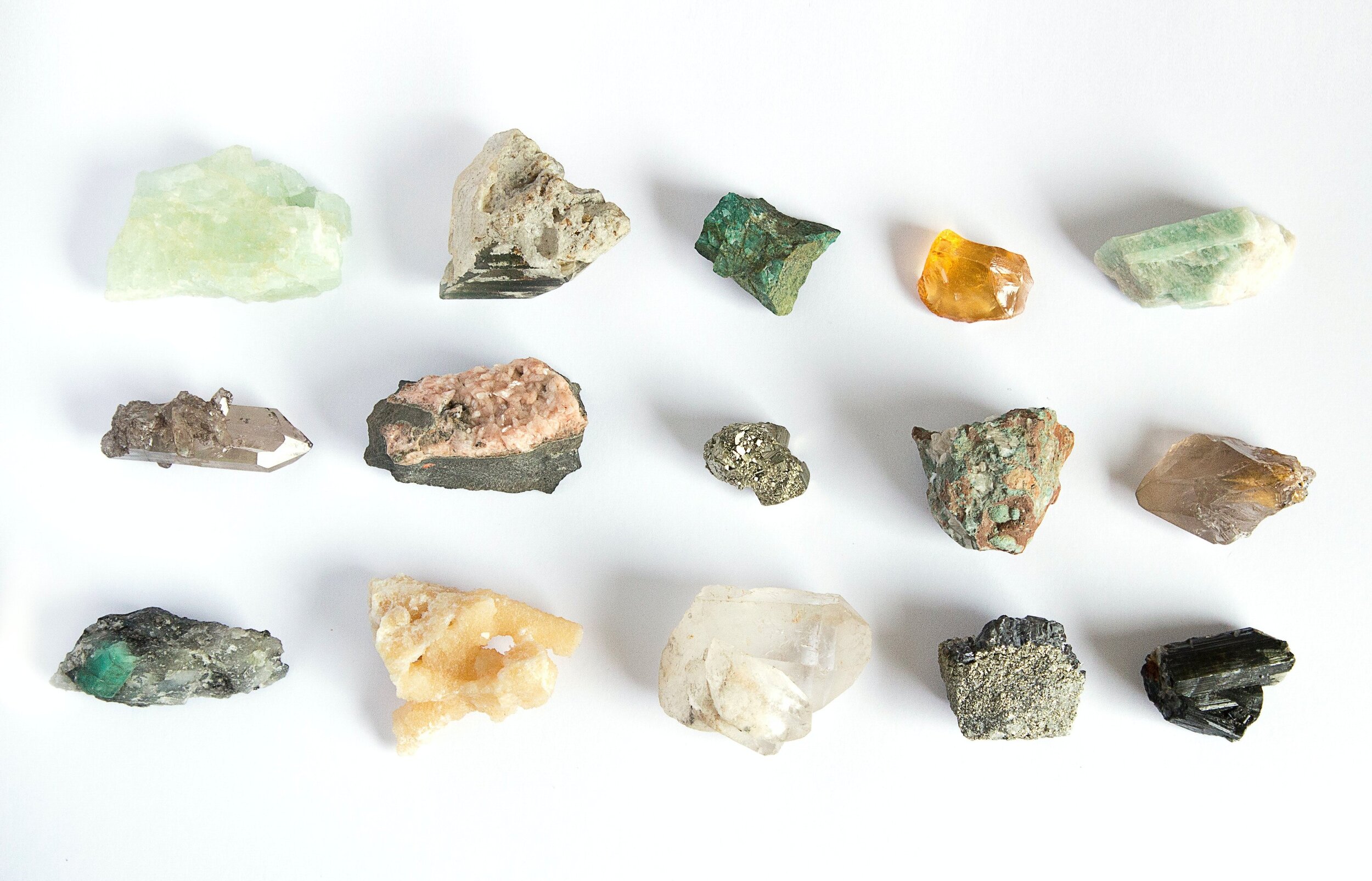 An assortment of gemstones. Photo by  Franco Antonio Giovanella  on  Unsplash .