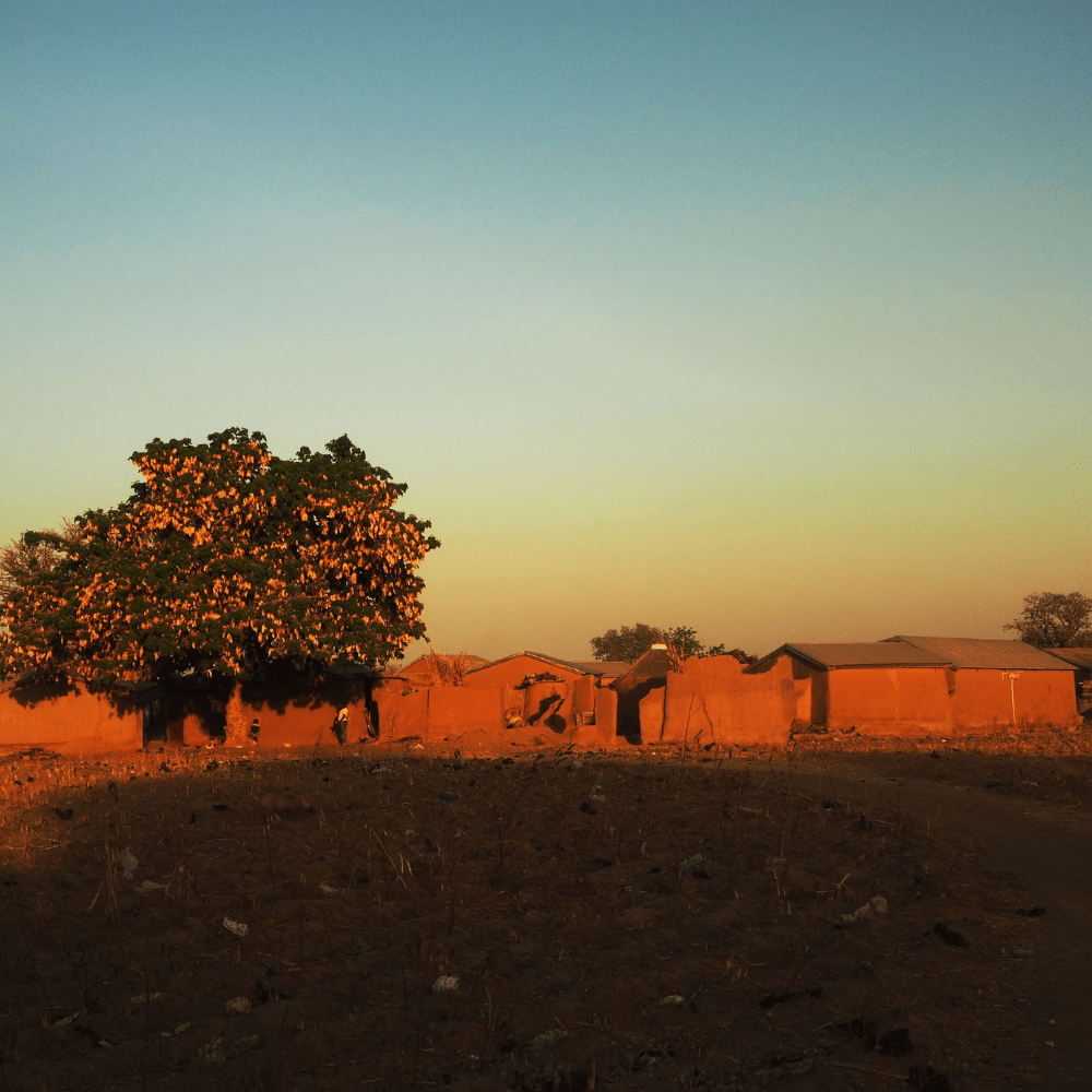 The tranquil village where the weavers live. Photo: AAKS.