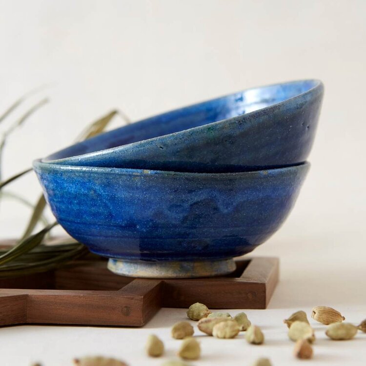 Top Images:  LAILA Drop Pendant Necklace ,  Lapis Istalifi Bowls .