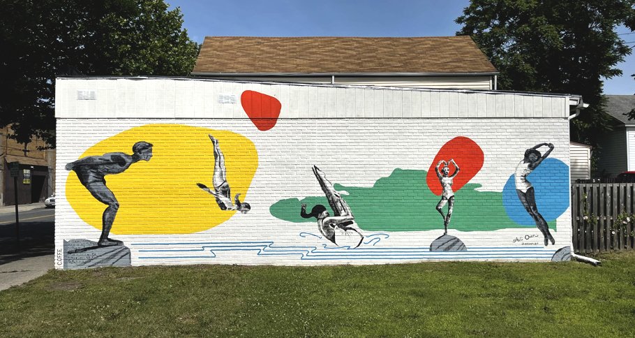  Mural at Center St. and Market St. in Ellenville, NY 