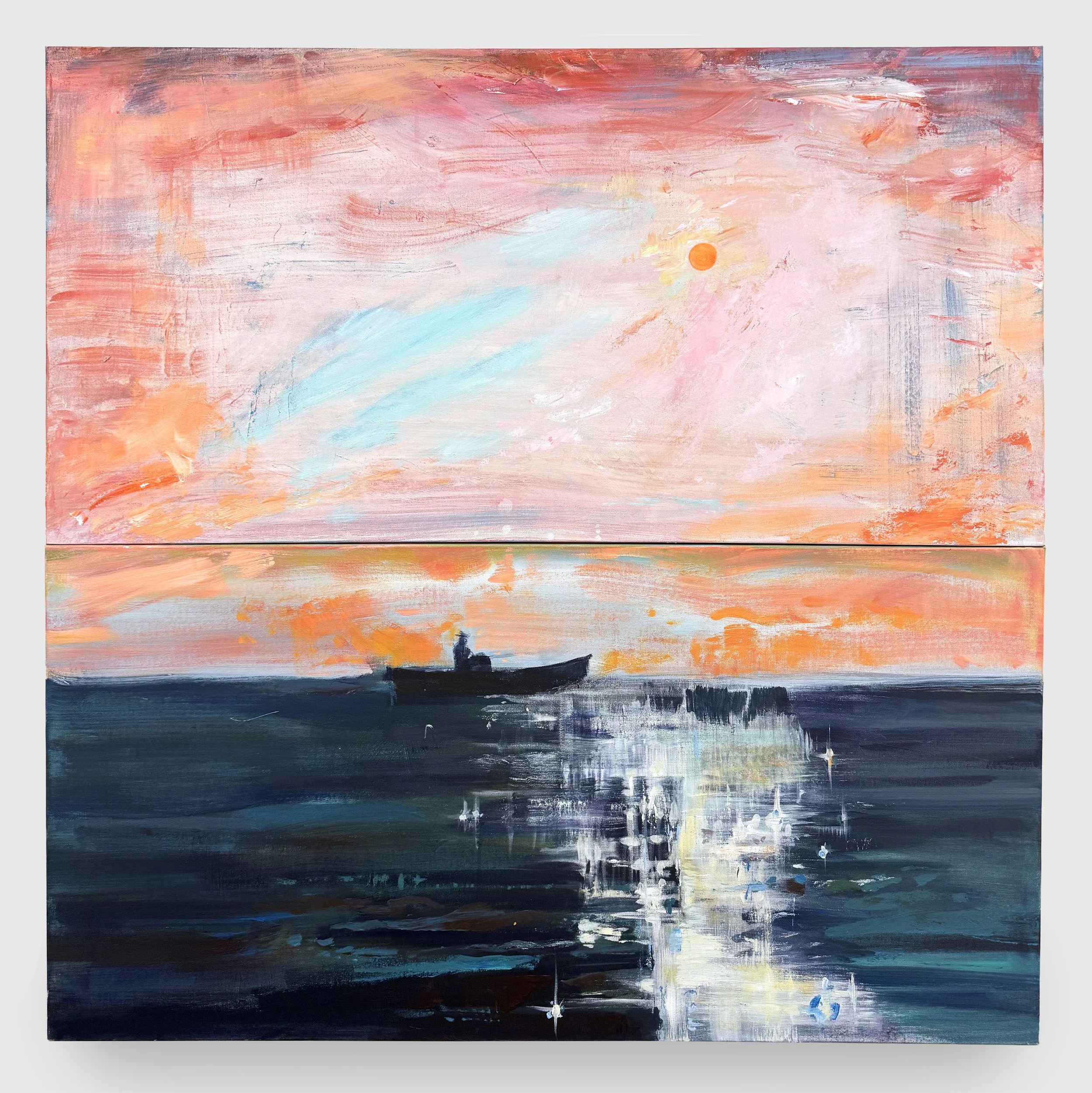  Almost There 

 

 2026, acrylic on canvas, 48 x 48 inches, 2 panels 