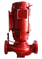 Vertical inline pump