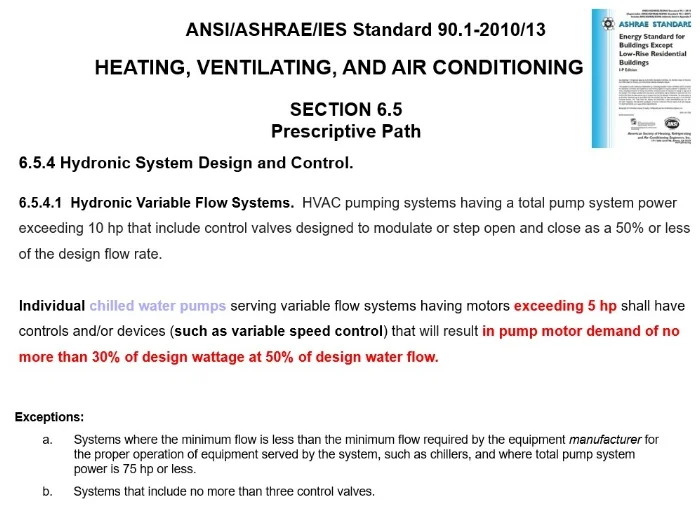 ASHRAE 90.1-2010/2013: Impact on Variable Speed Pump Control in Chilled ...