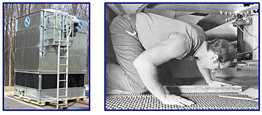 Counterflow Cooling Tower Access