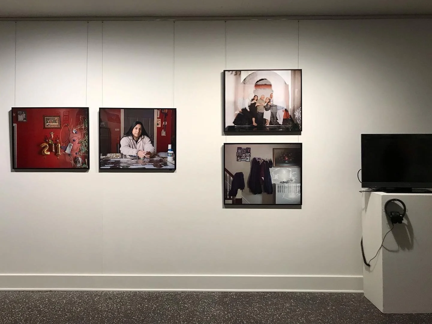 Have you seen the fantastic work of graduating seniors @biancaa_cab and @brookeviss?  The opening of their thesis exhibit is right now!
