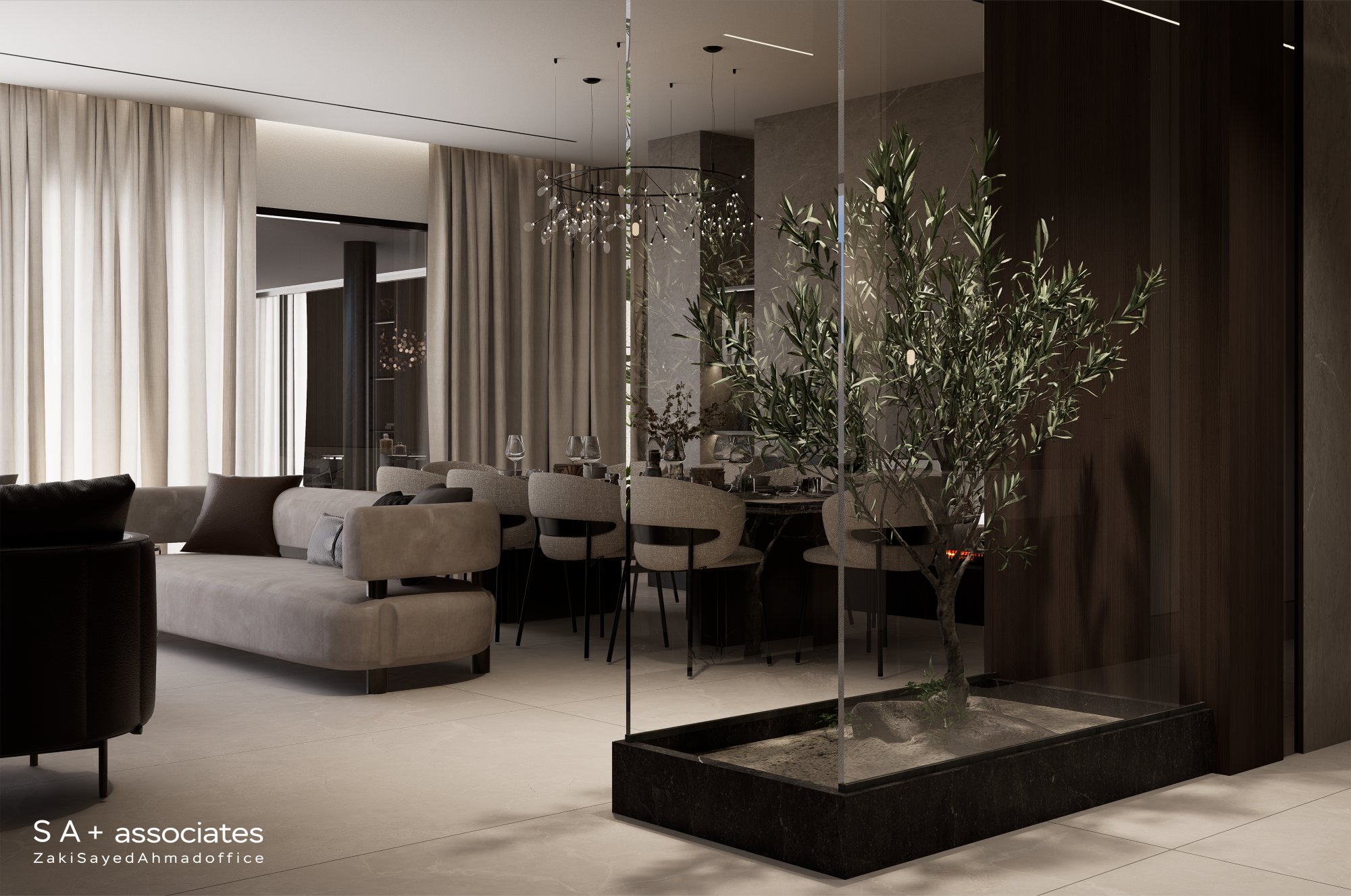 Zaki+Sayed+Ahmad+and+Associates+Architects+Amman+Jordan+SA+a+real+estate+abdoun+interior+dining+basement+entrance+lobby.png
